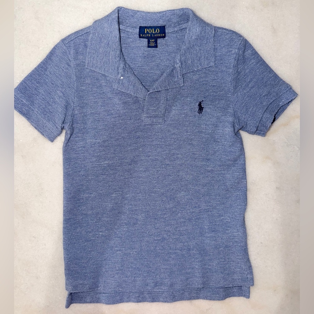 Polo by Ralph Lauren Heather Blue Knit